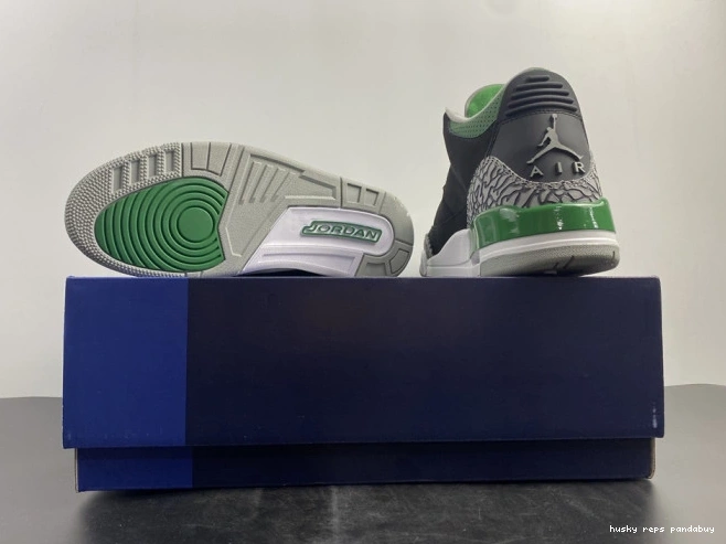 Rep Husky Jordan 3 Pine CT8532-030 Green Air 0812
